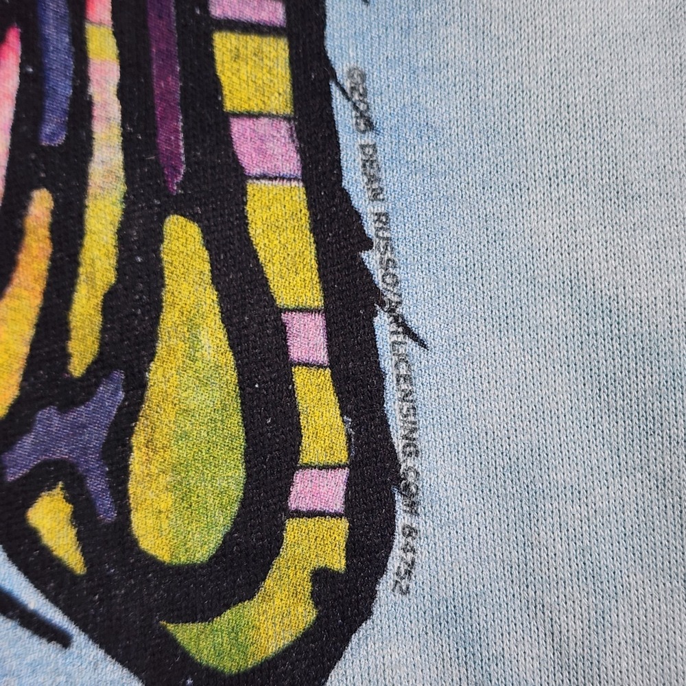 The Mountain Dog Is Love Hoodie Adult Size Medium Blue Tie Dye‎ Dean Russo 2015 - Picture 7 of 14